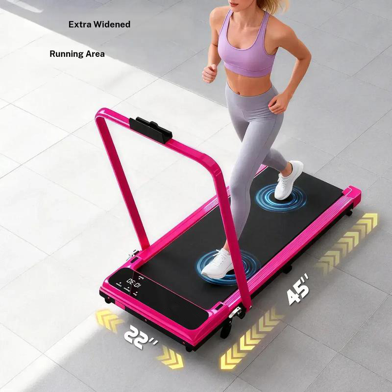 Adjustable Incline Foldable Home Treadmill