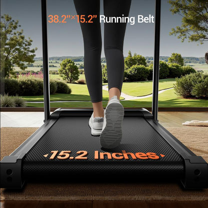 16% Incline Foldable Home Cardio Treadmill