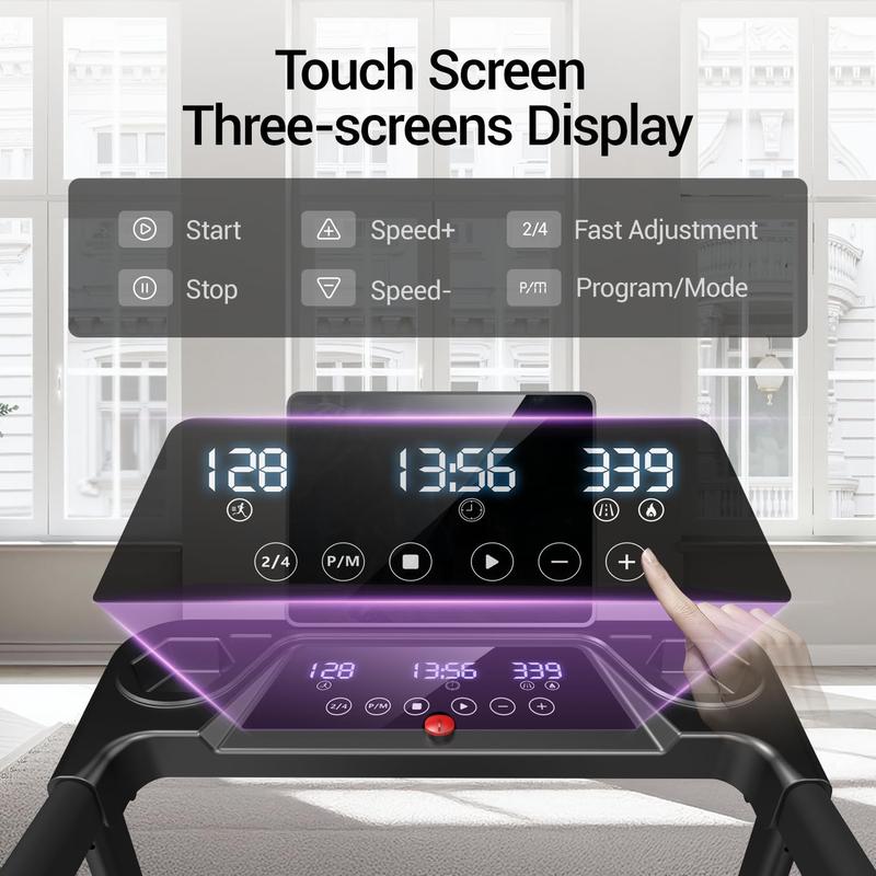 16% Incline Foldable Home Cardio Treadmill