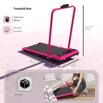 Adjustable Incline Foldable Home Treadmill