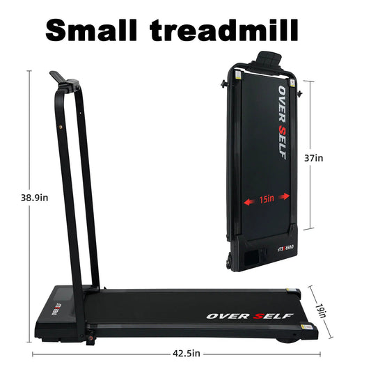 2-in-1 Foldable Home Treadmill
