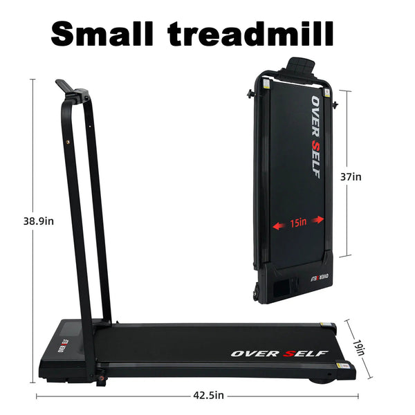 2-in-1 Foldable Home Treadmill