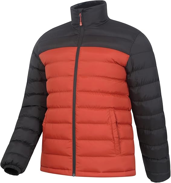 Mens Padded Jacket - Water-resistant, Warm & Iso therm Puffer Coat with Padded